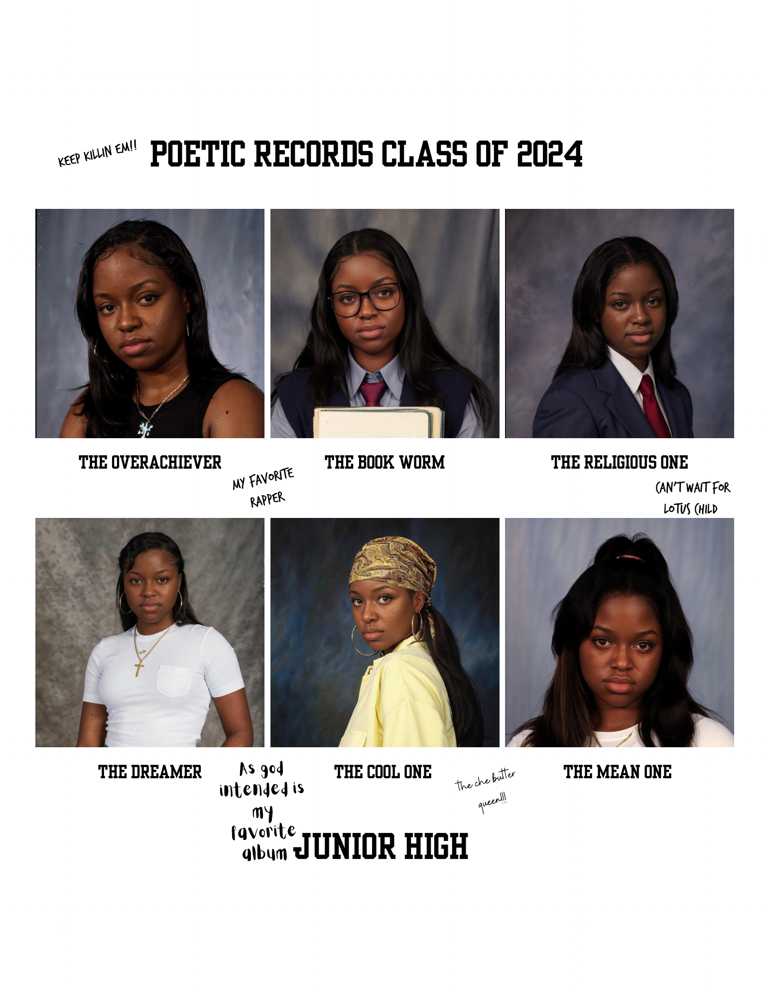 “Junior High” Class Day Poster